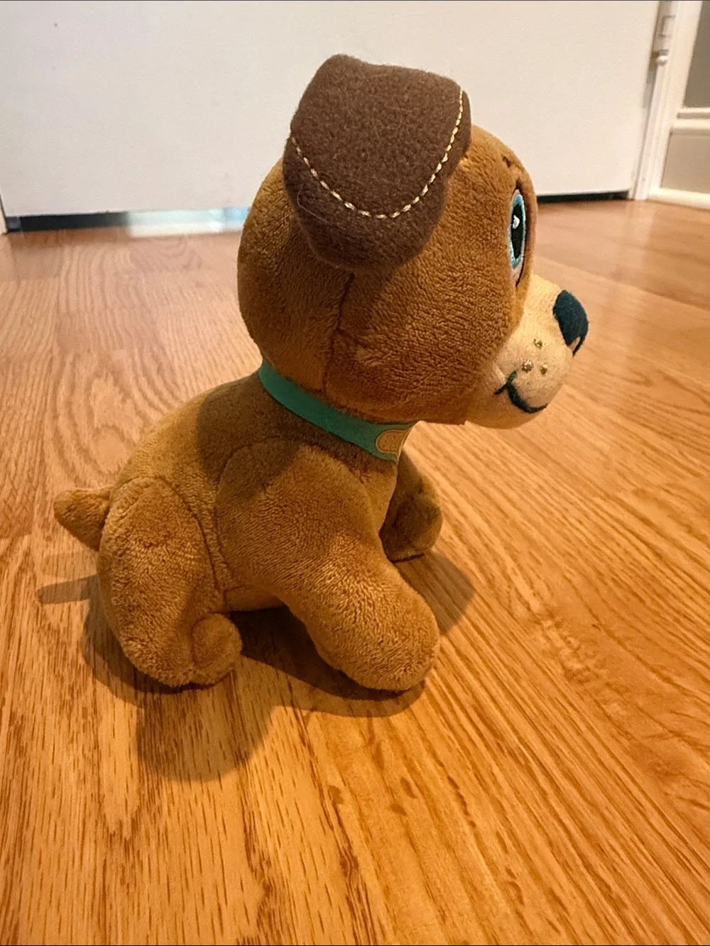 Disney Doc Mcstuffins Plush Puppy Toy in Brown with Blue Eyes